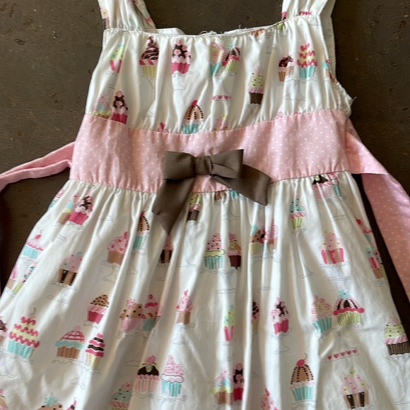 Summer dress white and print - Picture 2 of 6